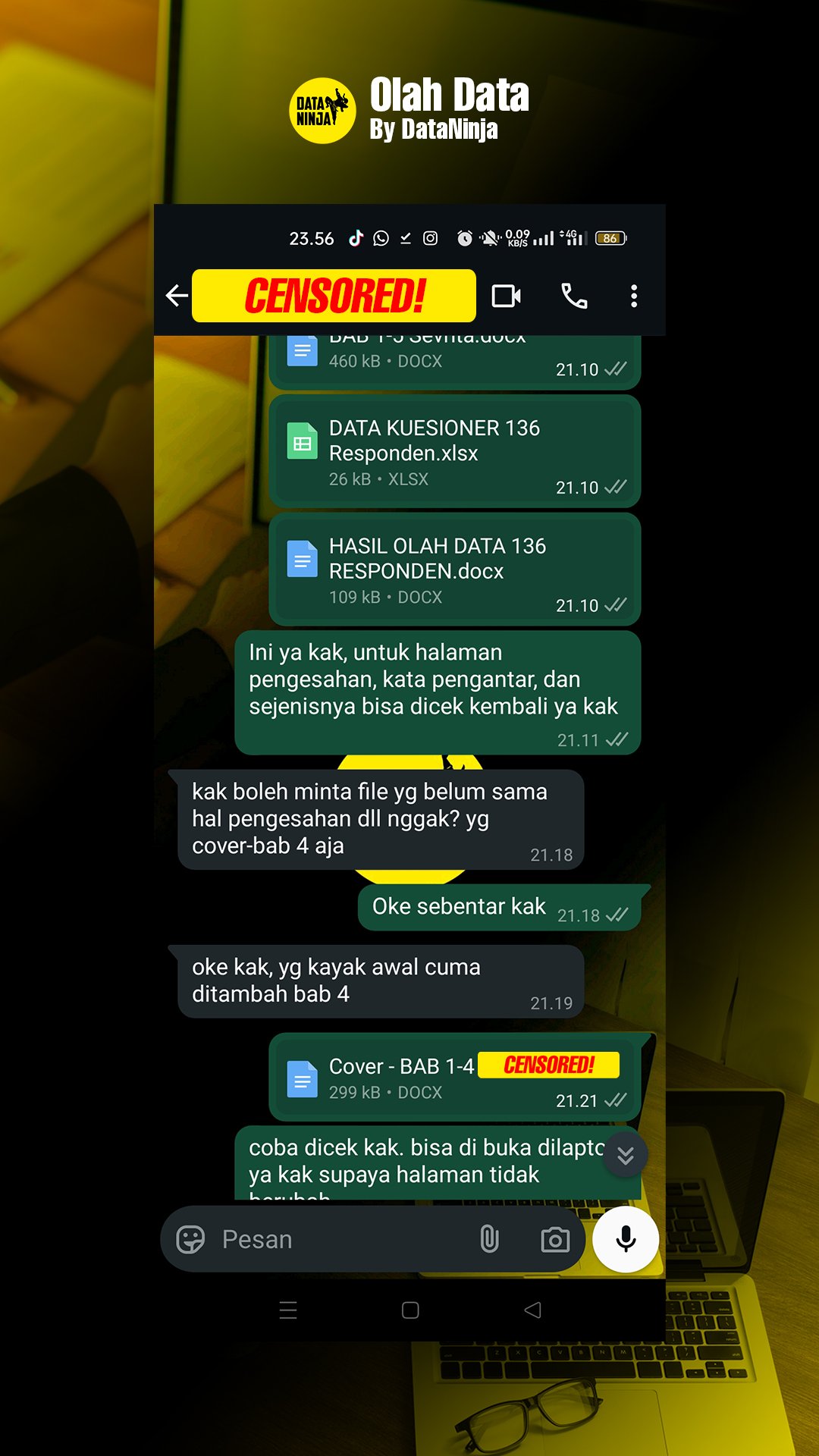 Testimoni olah data Data Ninja 9